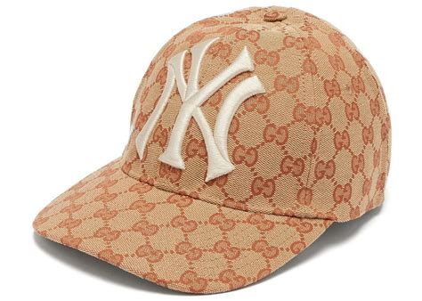 gucci logo ny hat|Gucci caps for men.